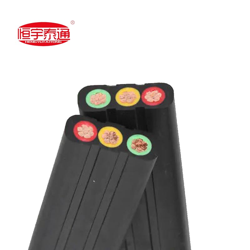 Špeciálny plochý kábel s gumeným plášťom